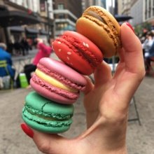 Stack of Gluten-free macarons from Made by Pauline